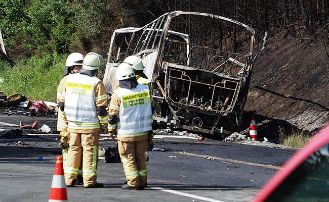 Up To 18 Feared Dead In German Bus Accident