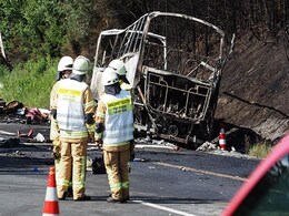 Up To 18 Feared Dead In German Bus Accident Up To 18 Feared Dead In German Bus Accident