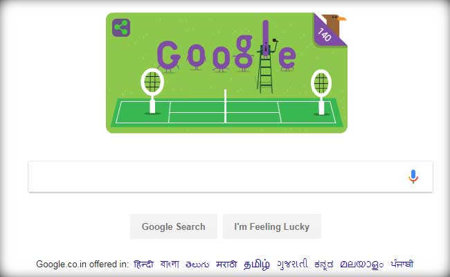 Wimbledon Championship: Google Doodle Celebrates The 140th Anniversary Of Wimbledon