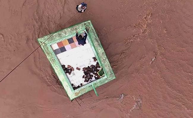 PM Modi To Make Aerial Survey Of Flood-Hit Gujarat Today: 10 Points