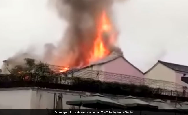 Fire Rages On Movie Set, Nobody Calls For Help Thinking It's For A Shoot