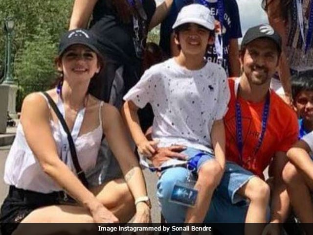 Hrithik Roshan And Sussanne Are Posting Pics Of Vacation With Their Sons But From Different Places