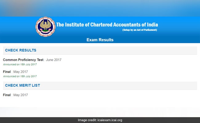 icai ca cpt result 2017