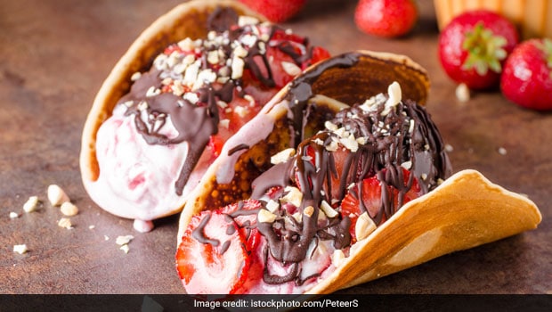 Say Hello to the Newest Food Trend in Delhi - Ice-Cream Tacos!
