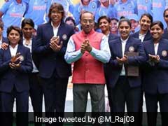 Sports Minister Vijay Goel Felicitates Indian Women's Cricket Team