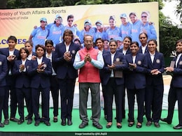 Sports Minister Vijay Goel Felicitates Indian Women's Cricket Team Sports Minister Vijay Goel Felicitates Indian Women's Cricket Team