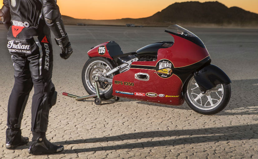Burt Munro's Great Nephew Sets New Record On Indian Scout