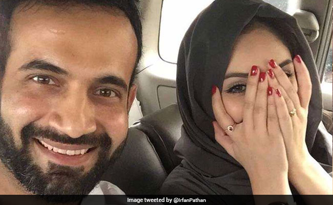 क्रिकेटर इरफान पठान ने बीवी का फोटो सोशल मीडिया पर पोस्‍ट किया तो हुई खिंचाई