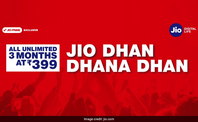 Jio's Latest Offers: 84 GB Data At Rs 399, 56 GB At Rs 309