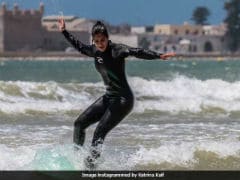 Watch Katrina Kaif Surf For The First Time In Morocco