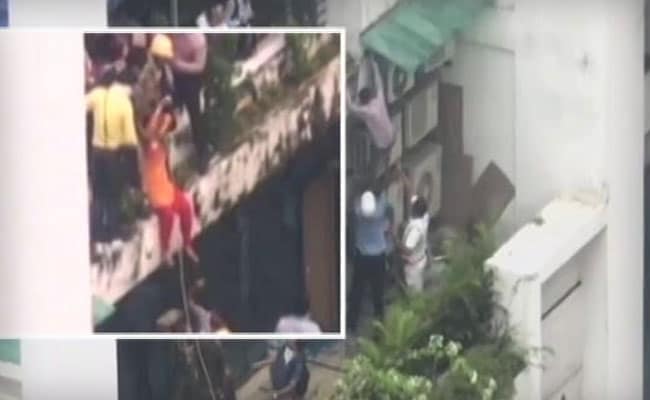 Daring Rescue Ops As Fire Breaks Out At Kolkata's Multi-Storied Office Complex