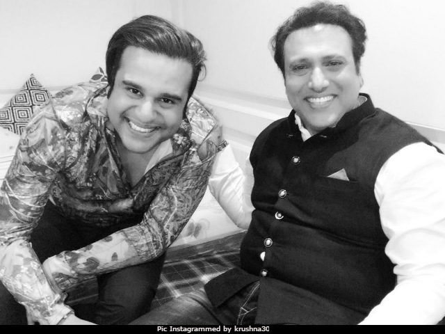When Govinda Checked Up On Krushna Abhishek, Kashmera Shah's Twins