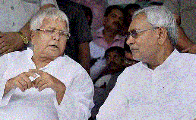 Image result for lalu yadav claimed nitish kumar wanted to return to mahagathbandhan but he denied