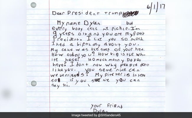 Did A 9-Year-Old Called 'Pickle' Really Write That Letter To Trump? Yep, He's Real.