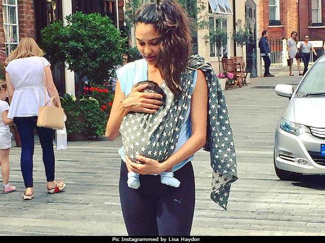 Lisa Haydon Has The Best Caption For Pic With Son