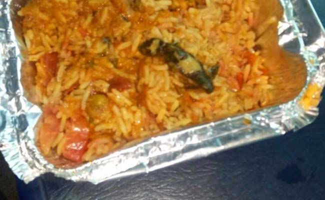 Dead Lizard In Veg Biryani Served On Train, Passenger Tweets Railways Minister