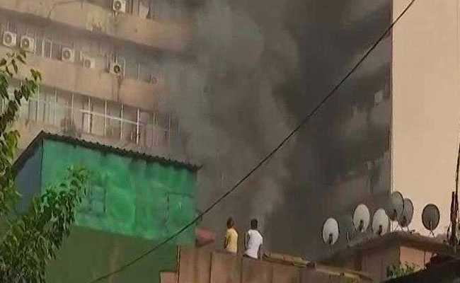 Huge Fire At Delhi's Lok Nayak Bhawan, 26 Fire Engines Sent In