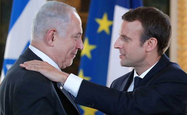 'Shame On Them': Netanyahu As Macron Calls For Halt On Arms Deliveries