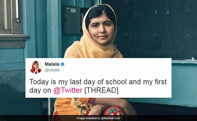 मलाला युसुफजई ने लिखा- Hi,Twitter,आधे घंटे में ही आ गए 1 लाख फॉलोअर्स