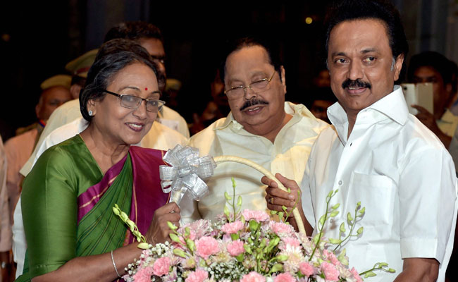 Listen To Your Inner Voice, Meira Kumar Tells Tamil Nadu Lawmakers