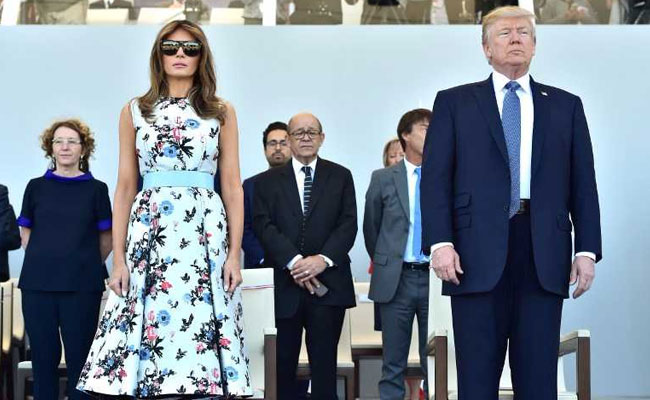 Where's Melania? A Reluctant First Lady Finds Her Comfort Zone Overseas.