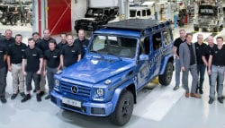 Mercedes-Benz Rolls Out The 300,000th Unit Of The G-Class SUV