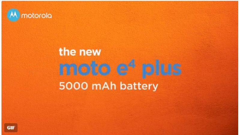 मोटो ई4 प्लस आ रहा है भारत, कंपनी ने दी जानकारी