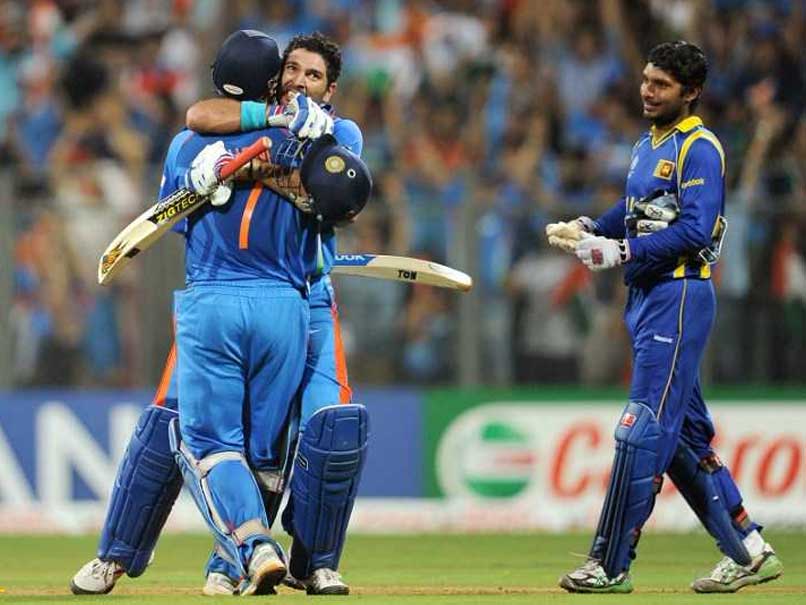 MS Dhoni had smashed a six in the final match of ICC World Cup 2011 at the Wankhede stadium in Mumbai to lift the title after 28 years.