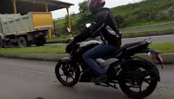 New TVS Apache RTR 160 Spotted Testing