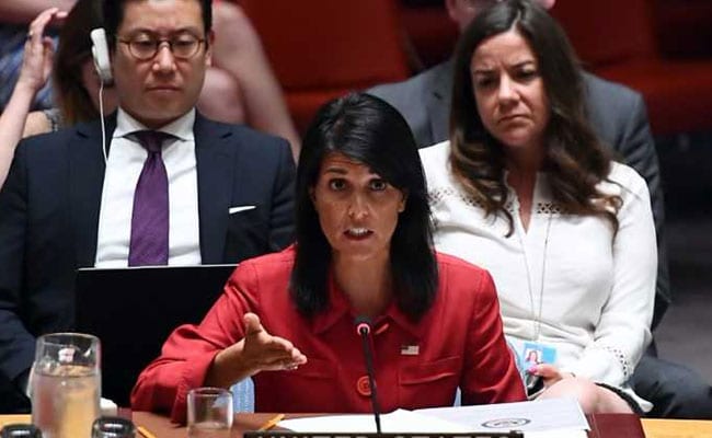 US Had To Put Pressure On India For Afghan Role: UN Envoy Nikki Haley