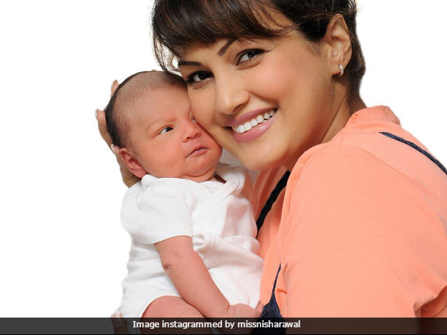 Nisha Rawal Shares Adorable Pic With Month-Old Son Kavish