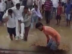 Odisha Law-Maker From Chief Minister's Party Carried Over Muddy Stretch