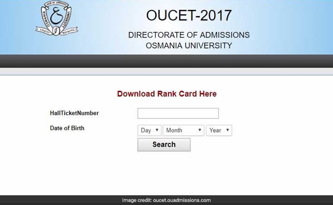 oucet 2017 rank cards