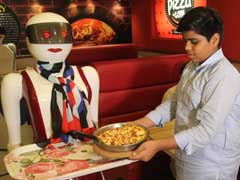 Pizza Bytes! Pakistan Enchanted By First Robot Waitresses