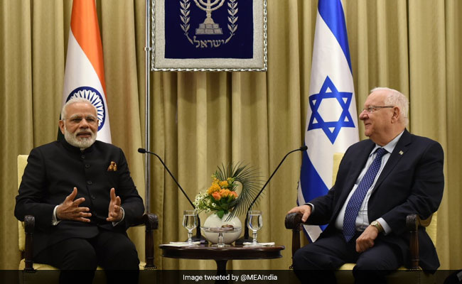 PM Narendra Modi Calls On Israeli President, Discusses Ways To Boost Ties