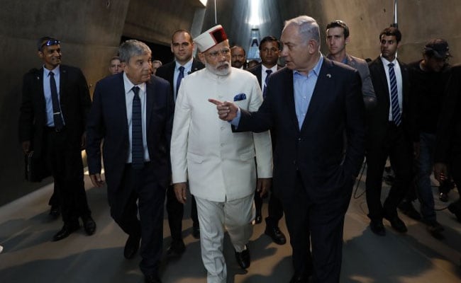 pm narendra modi benjamin netanyahu afp