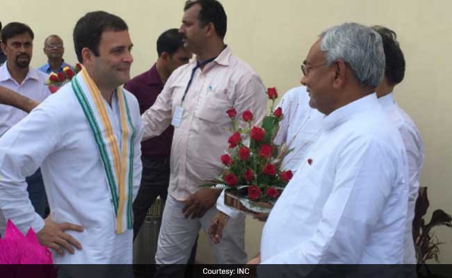 In Meet With Rahul Gandhi, Nitish Kumar Discusses Charges Against Tejashwi Yadav: Sources