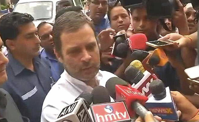 चंडीगढ़ छेड़खानी मामाला : राहुल गांधी ने ट्विटर पर लिखा - आरोपियों से मिलीभगत ने करे सरकार