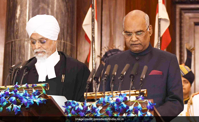 ram nath kovind takes oath