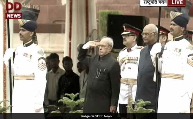 ramnath kovind and pranab mukherjee