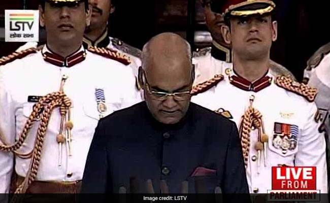 ramnath kovind taking oath