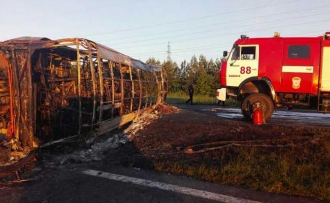 14 Dead In Bus Crash In Russia