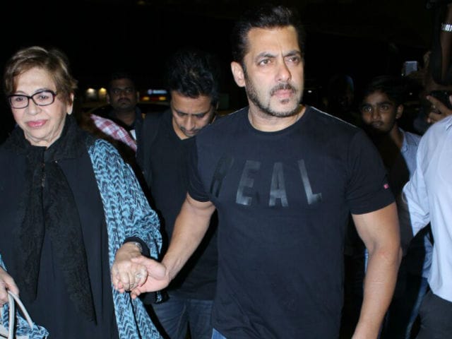 IIFA Awards 2017: Salman Khan Escorts Stepmother Helen To New York