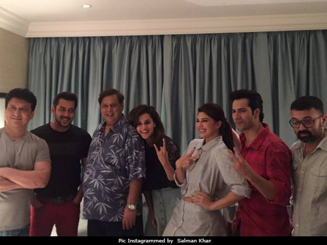 Salman Khan Joins Team Judwaa 2 And Everybody's Excited. See Pics