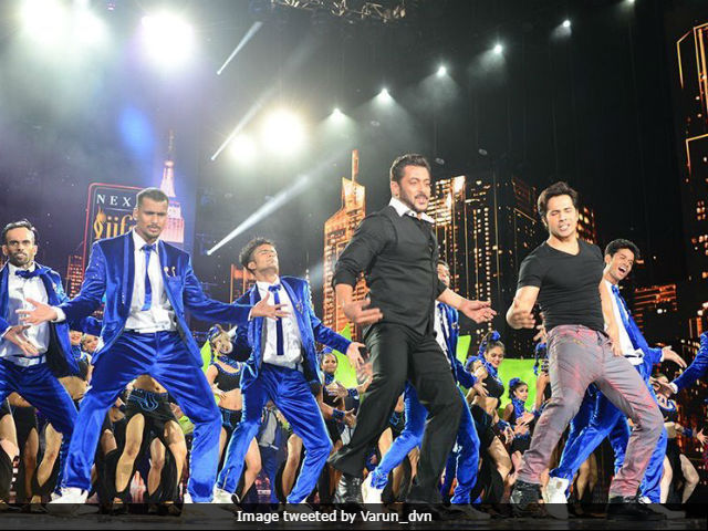 IIFA Awards 2017: <i>Judwaas</i> Salman Khan And Varun Dhawan Dance To <i>Tan Tana Tan Tan Tara</i>