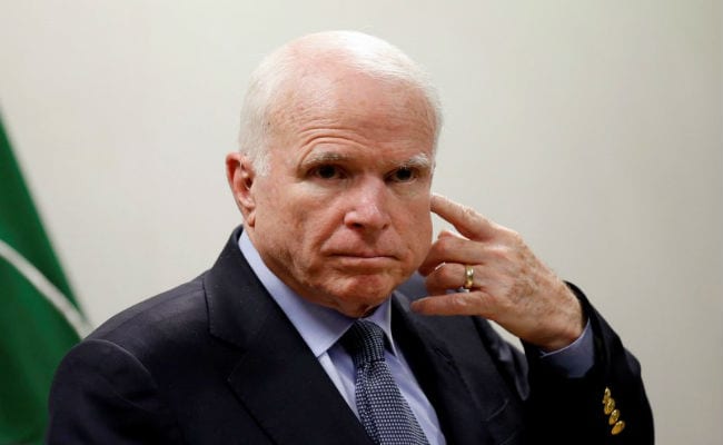 Cancer-Battling US Senator John McCain Hospitalized