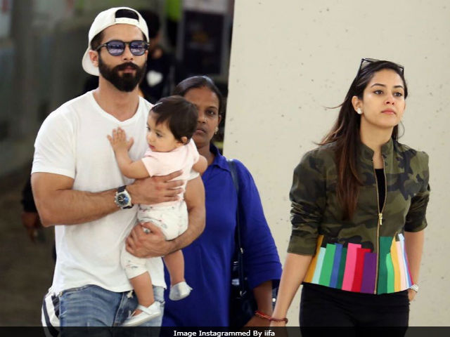 What Shahid Kapoor, Mira Rajput And Baby Misha Are Doing In New York After IIFA