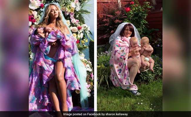 This Mum Spoofed Beyonce's Baby Photo And It's Taking Over The Internet