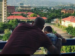 India Vs West Indies: Shikhar Dhawan Enjoys Kingston's Natural Beauty With Son Zoravar India Vs West Indies: Shikhar Dhawan Enjoys Kingston's Natural Beauty With Son Zoravar
