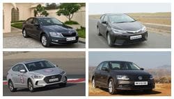 2017 Skoda Octavia Facelift Vs Hyundai Elantra Vs Toyota Corolla Altis Vs Volkswagen Jetta: Specifications Comparison